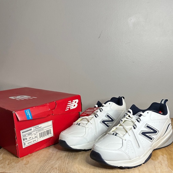 New Balance Other - New Balance Mens White and Navy Sneakers size 9.5